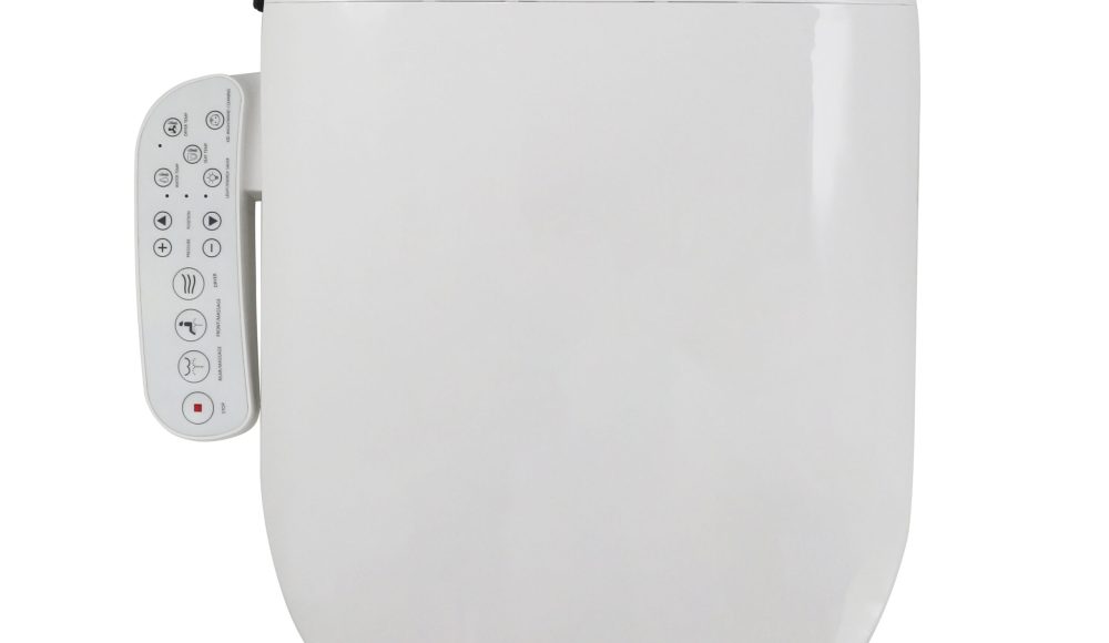 EMU WC Smart Toilet Cover E2300 white with side panel topview